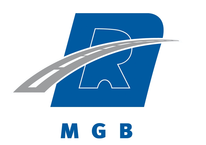 Logo mgb sur fond blanc